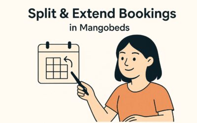Split & Extend Bookings in Mangobeds