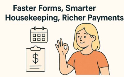 Faster Forms, Smarter Housekeeping, Richer Payments