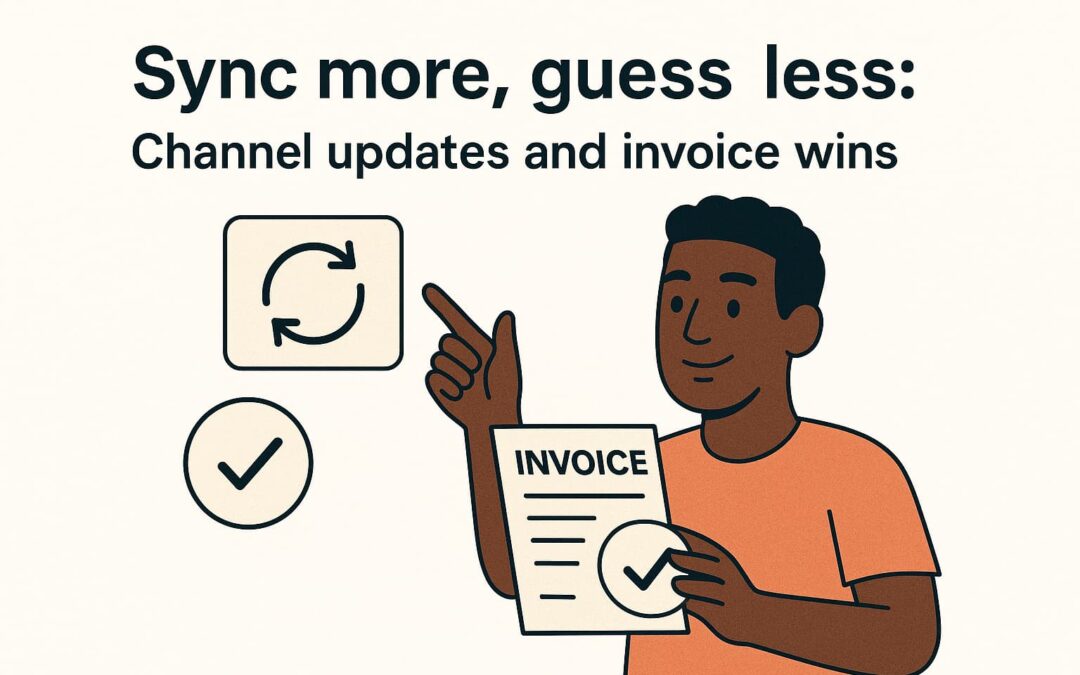 Sync more, guess less: channel updates and invoice wins