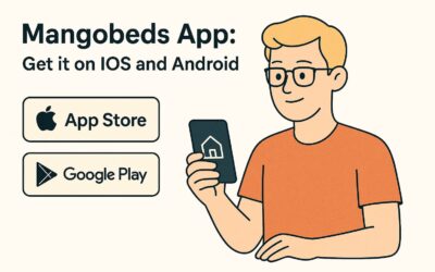 Mangobeds App: Get it on iOS and Android