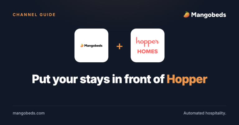 Hopper Homes Channel Manager Connection Guide