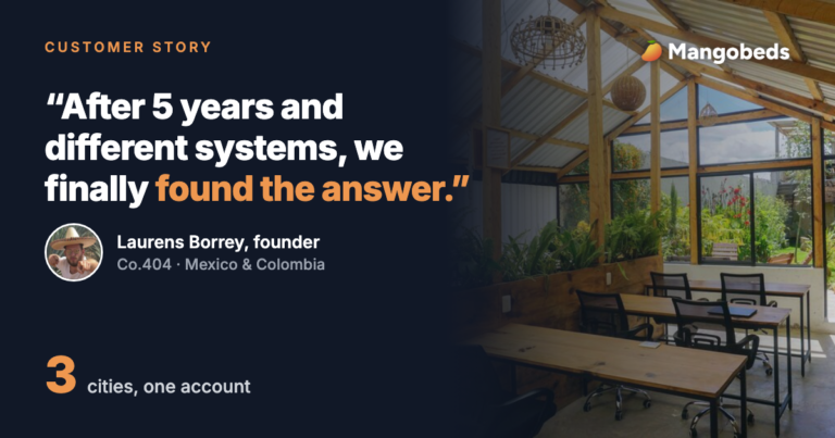 Three cities, two countries, one community: how Co.404 scales coliving across LATAM with Mangobeds