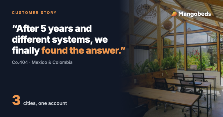 Three cities, two countries, one community: how Co.404 scales coliving across LATAM with Mangobeds