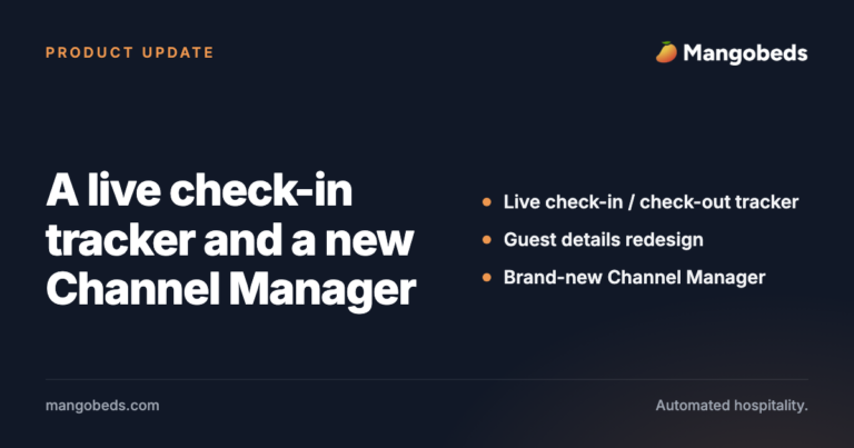 All Eyes on Guests: Check-In Tracker, Channel Sync, Better Details