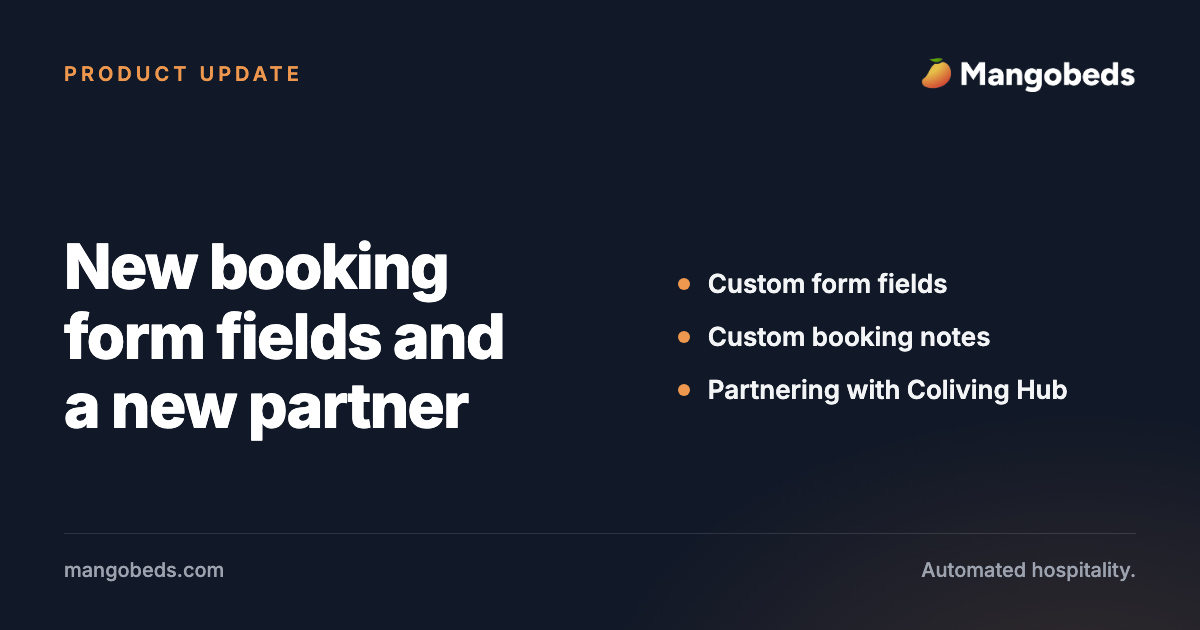 New Form features and New Partners!