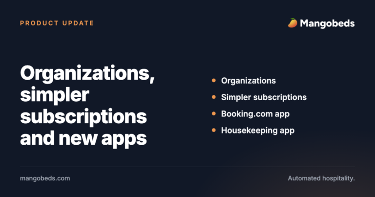 Introducing Organizations, Simplified Subscriptions & New Apps