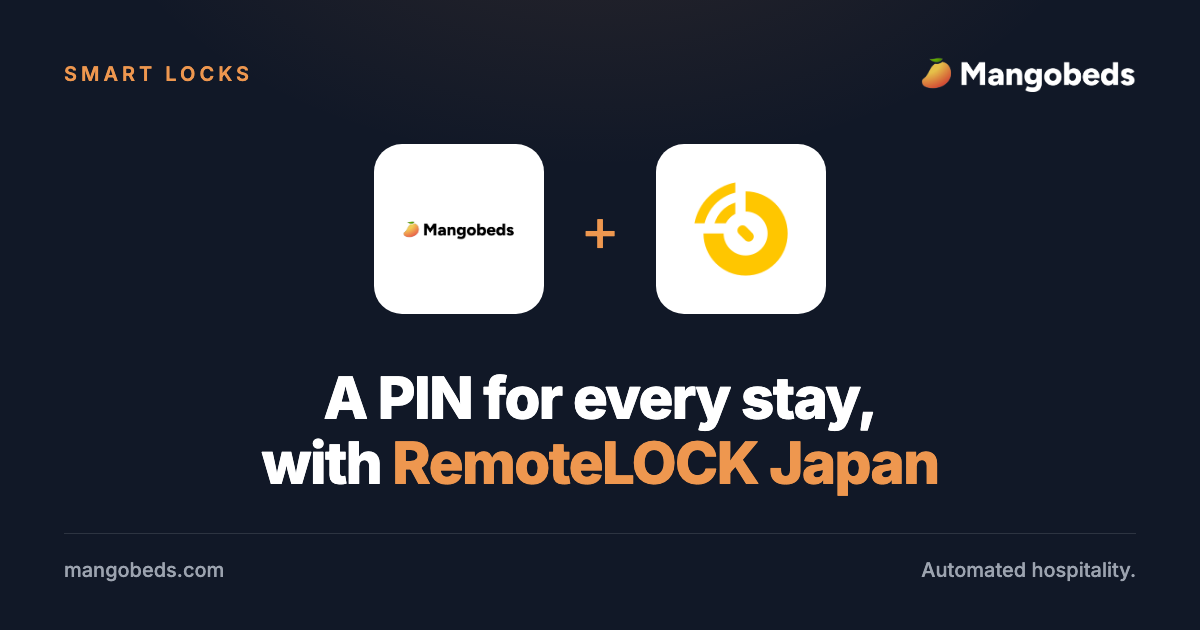 RemoteLOCK Japan Connection Guide with Mangobeds
