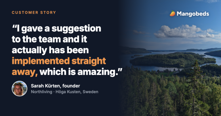 Sarah asked, we built it: running a coliving in Sweden with Mangobeds